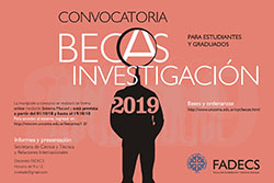 CONCURSO DE BECAS DE INVESTIGACIÓN DE LA UNIVERSIDAD NACIONAL DEL COMAHUE - CONVOCATORIA 2019